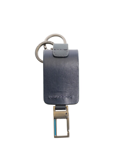 CUBE Portachiavi doppio anello blu - Portachiavi