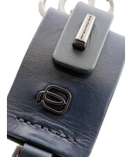 PIQUADRO CUBE Portachiavi doppio anello blu - Portachiavi - 3