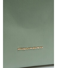 PIQUADRO CIRCLE Borsa zaino in pelle verde/blu - Cartelle Lavoro - 3