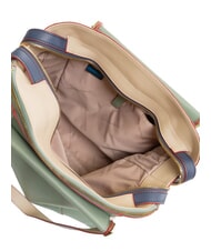 PIQUADRO CIRCLE Borsa zaino in pelle verde/blu - Cartelle Lavoro - 5