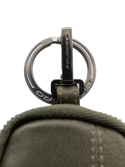 RONNIE  Astuccio portachiavi/portamonete in pelle VERDE - Portachiavi