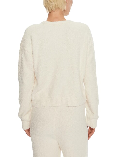 CK Felpa a girocollo ivory - Felpe Donna