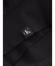 CALVIN KLEIN CK JEANS Felpa corta full zip con cappuccio - Felpe Donna