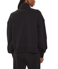 CALVIN KLEIN CK JEANS Felpa a collo alto full zip ck black - Felpe Donna - 2