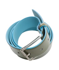 PIQUADRO BLUE SQUARE Cintura accorciabile su misura VERDE - Cinture - 3