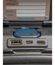 PIQUADRO BIZ Trolley Bagaglio a Mano, porta PC Nero - Bagagli a mano - 7