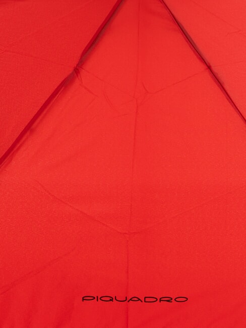 CIRCLE Astuccio in pelle con ombrello mini ROSSO - Ombrelli