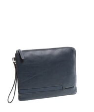 PIQUADRO PAUL Pochette in pelle blu - Borse Donna - 2