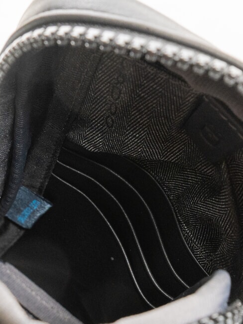 CHARLIE Borsello in pelle Nero - Tracolle Uomo