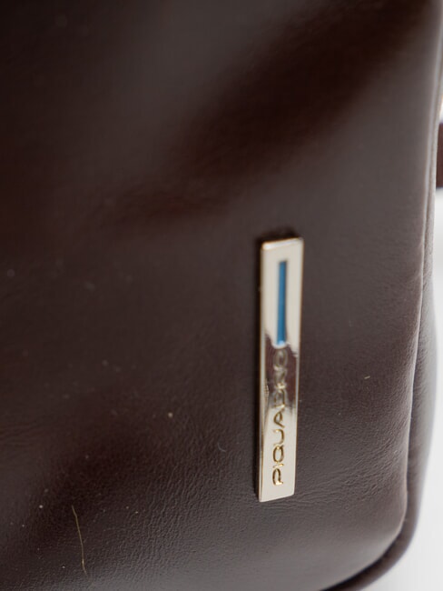 BLUE SQUARE Borsello Portafoglio in pelle MOGANO - Portafogli Uomo