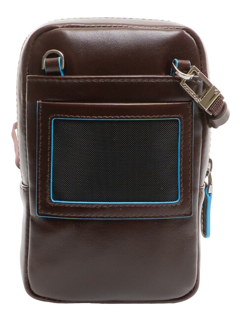 BLUE SQUARE Borsello Portafoglio in pelle MOGANO - Portafogli Uomo