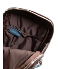 PIQUADRO BLUE SQUARE Borsello Portafoglio in pelle MOGANO - Portafogli Uomo - 5