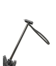 PIQUADRO NABUCCO Ombrello mini con custodia in pelle Nero - Ombrelli - 5