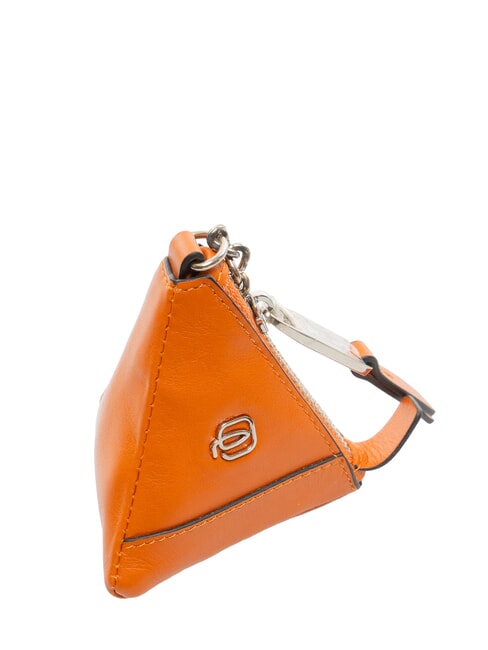 MUSE Astuccio portachiavi/portamonete in pelle arancio2 - Portachiavi