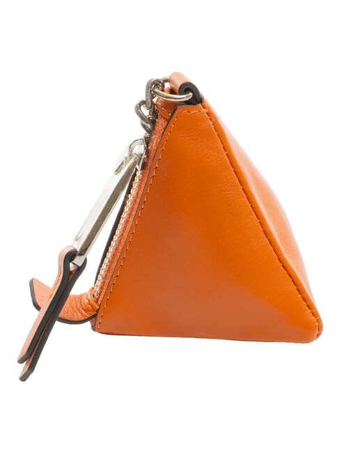 MUSE Astuccio portachiavi/portamonete in pelle arancio2 - Portachiavi