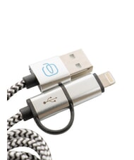 PIQUADRO BAGMOTIC Fascetta fermacavo in pelle con cavo usb cuoio/rosso - Accessori Viaggio - 2