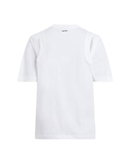CALVIN KLEIN CK T-shirt cut-out a maniche corte bright white - T-shirt e Top Donna - 5
