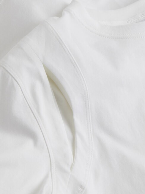 CK T-shirt cut-out a maniche corte bright white - T-shirt e Top Donna