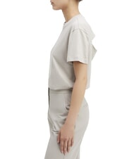 CALVIN KLEIN CK T-shirt manica corta cut-out schiena sand pebble - T-shirt e Top Donna - 3