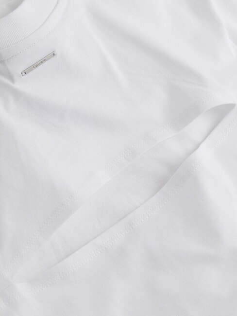 CK T-shirt manica corta cut-out schiena bright white - T-shirt e Top Donna