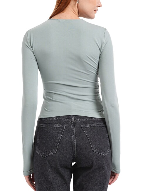 CK JEANS T-shirt girocollo a maniche lunghe slate gray - T-shirt e Top Donna