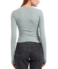 CALVIN KLEIN CK JEANS T-shirt girocollo a maniche lunghe slate gray - T-shirt e Top Donna - 2