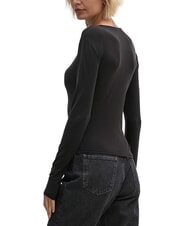 CALVIN KLEIN CK JEANS T-shirt girocollo a maniche lunghe - T-shirt e Top Donna