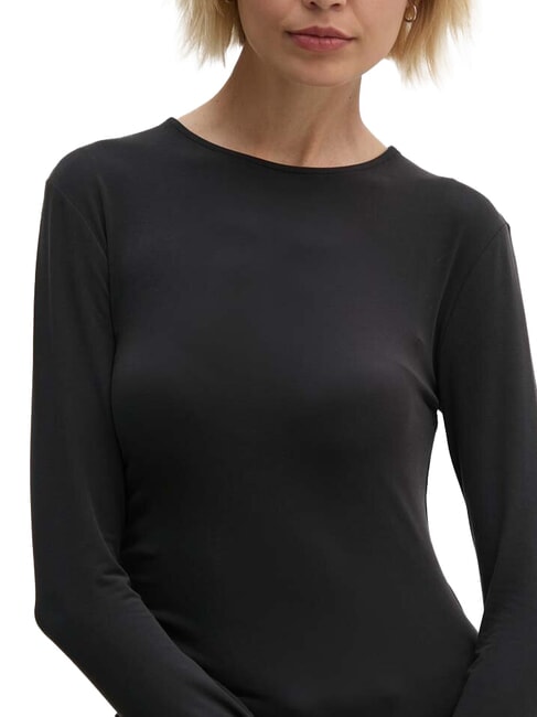 CK JEANS T-shirt girocollo a maniche lunghe ck black - T-shirt e Top Donna