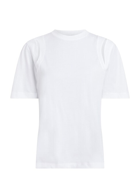 CK T-shirt cut-out a maniche corte bright white - T-shirt e Top Donna