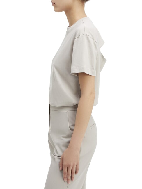 CK T-shirt manica corta cut-out schiena sand pebble - T-shirt e Top Donna