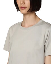 CALVIN KLEIN CK T-shirt girocollo a maniche corte sand pebble - T-shirt e Top Donna - 3