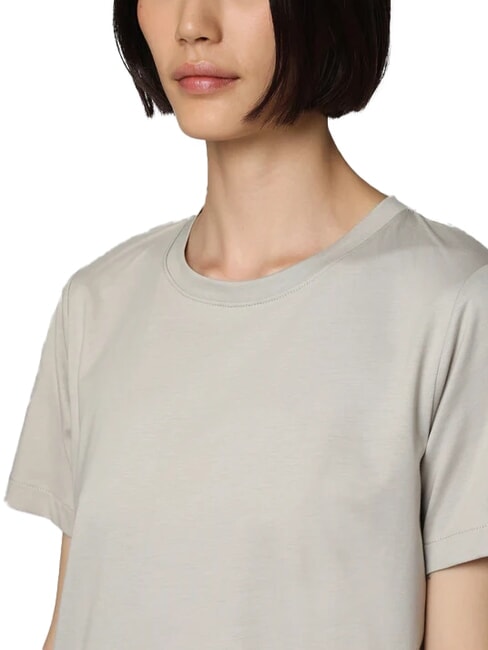 CK T-shirt girocollo a maniche corte sand pebble - T-shirt e Top Donna