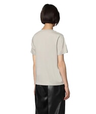 CALVIN KLEIN CK T-shirt girocollo a maniche corte sand pebble - T-shirt e Top Donna - 2