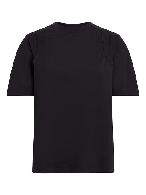 CK T-shirt cut-out a maniche corte ck black - T-shirt e Top Donna