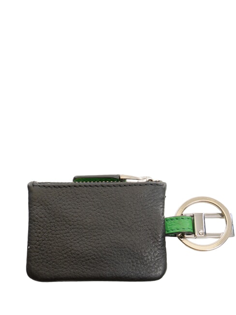 SPLASH  Portachiavi in pelle NERO/VERDE - Portachiavi