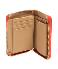 LOVE MOSCHINO LETTERING Portafoglio zip around ROSSO - Portafogli Donna - 2