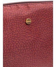 BORBONESE CLASSICA POUCH MEDIUM Necessaire con zip merlot - Bustine & Necessaire - 3