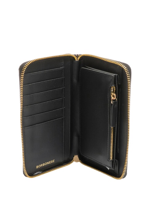 CLASSICA  Portafoglio zip around OP/NATURALE/NERO - Portafogli Donna