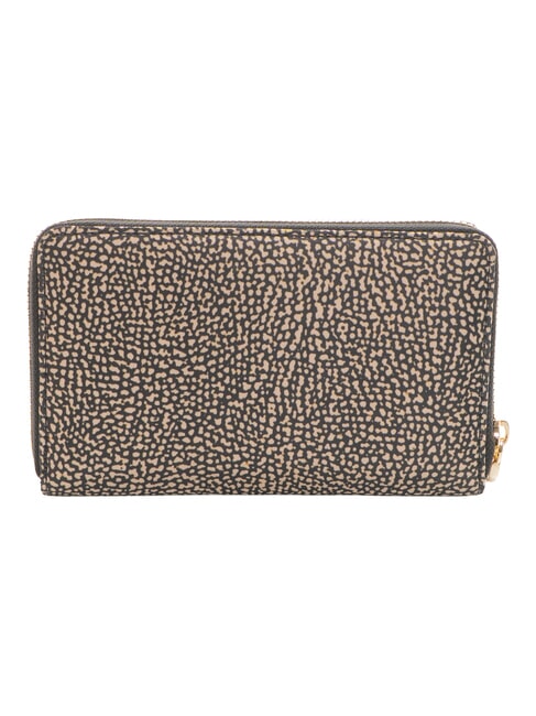 CLASSICA  Portafoglio zip around OP/NATURALE/NERO - Portafogli Donna