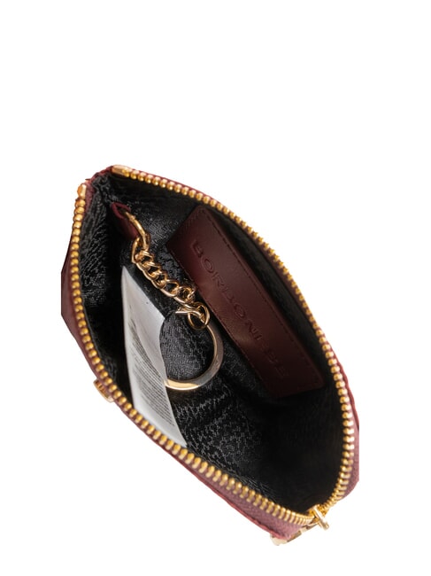 CLASSICA Astuccio portamonete con portachiavi merlot - Portachiavi