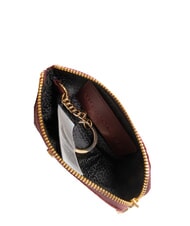 BORBONESE CLASSICA Astuccio portamonete con portachiavi merlot - Portachiavi - 2