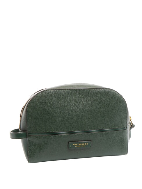 DOMITILLA  Beauty in pelle malachite abb.oro - Beauty Case