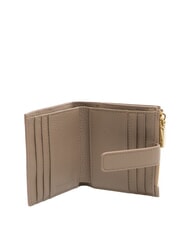 COCCINELLE METALLIC SOFT Mini Portafoglio in pelle warm taupe - Portafogli Donna - 2