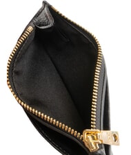 LOVE MOSCHINO JEWEL Portacarte piatto con zip Nero - Portafogli Donna - 3