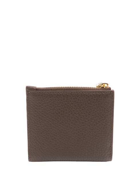 METALLIC SOFT Mini Portafoglio in pelle brunette - Portafogli Donna