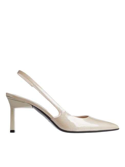 CK Décolleté sling back in pelle stony beige - Scarpe Donna