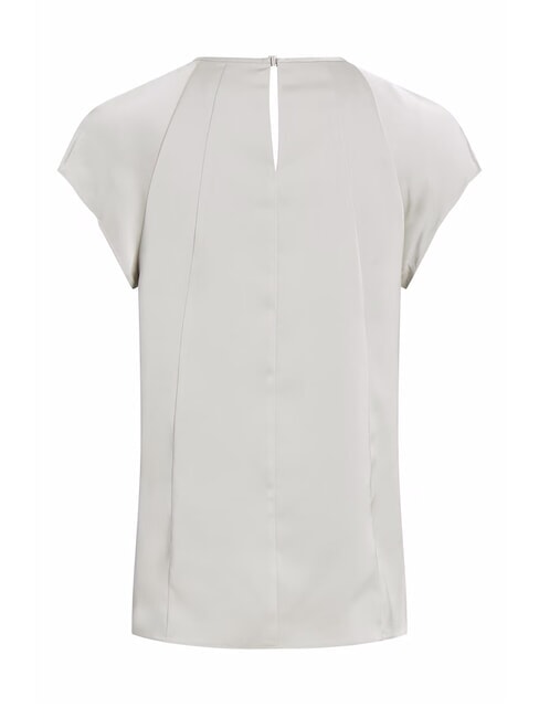 CK Camicia in raso a maniche corte sand pebble - Camicie Donna