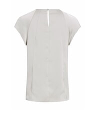 CALVIN KLEIN CK Camicia in raso a maniche corte sand pebble - Camicie Donna - 5