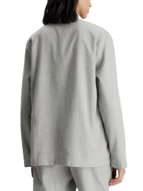 CK Camicia di pigiama in flanella grey heather - Pigiami Donna