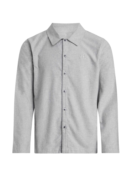 CK Camicia di pigiama in flanella grey heather - Pigiami Donna